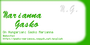 marianna gasko business card